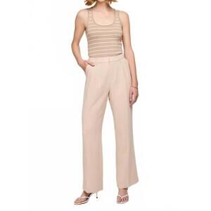 NEW GENTLE FAWN luna straight leg trousers in bone